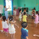 Besuch eines Kindergartens